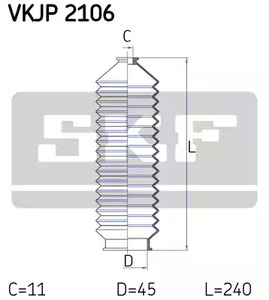 Фото VKJP2106 Комплект пыльника SKF {forloop.counter}}